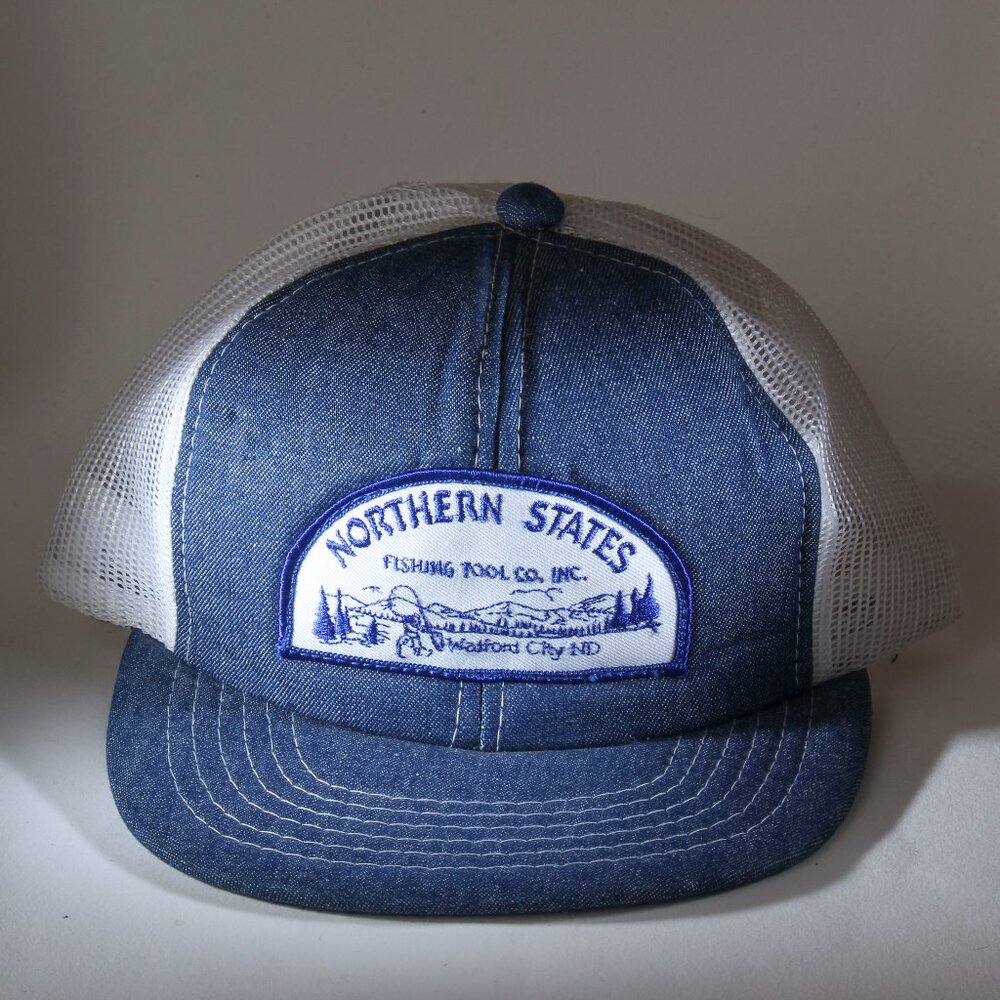 Northern States Fishing Tool Co. Hat Men One Size Blue North Dakota Trucker Hat
